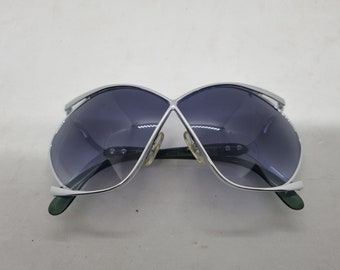 Vintage CHRISTIAN DIOR 2056-75 Optyl Frame Doubleframe Silver Jane