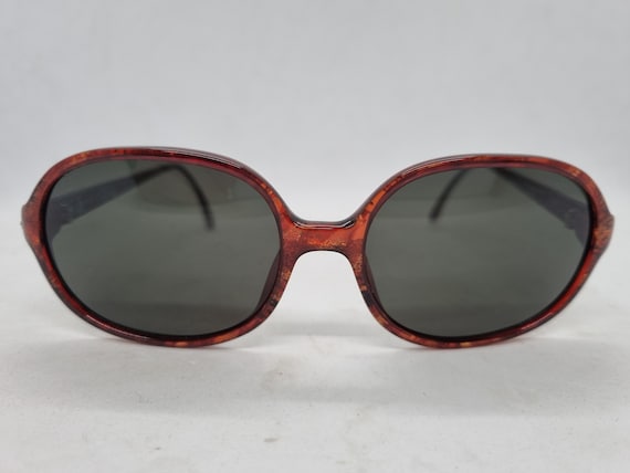 Vintage CHRISTIAN DIOR 2578 50 Sunglasses 80s Red Brown