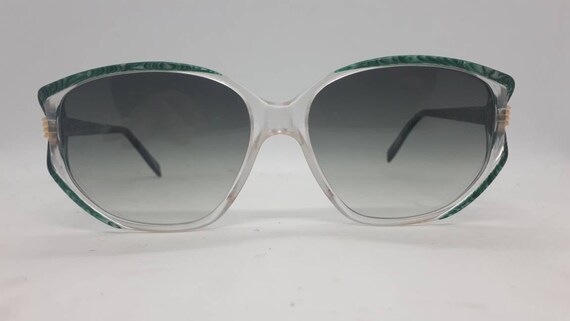 Vintage NINA RICCI PARIS Sunglasses 80s Green Frame 1980s Vintage NINA RICCI PARIS Sunglasses 80s Green Frame 1980s