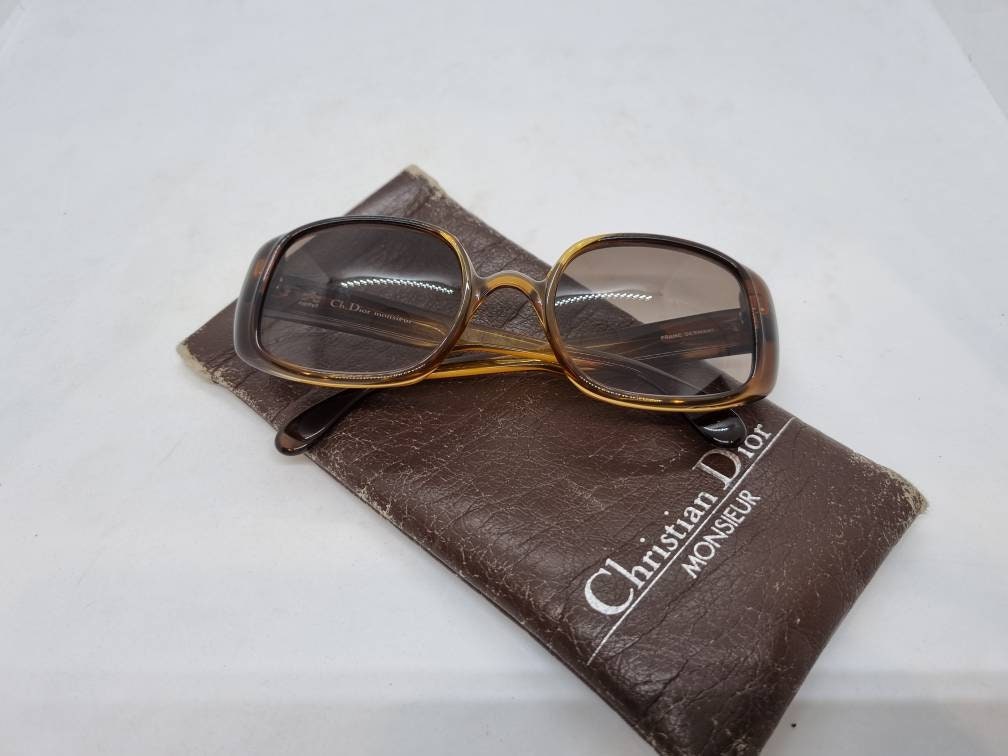 サングラス　Christian Dior 70年代 ビンテージ DIOR ヴィンテージサングラス レア オーバル スクエア Christian