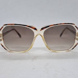 Vintage CAZAL 169 sunglasses 80s brown transparent HipHop brown lenses sunglasses strass 1980s case excellent condition