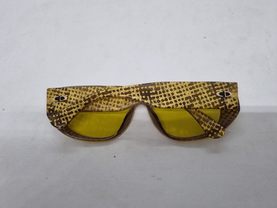 Vintage CHRISTIAN DIOR 2256 sunglasses 80s snake … - image 4