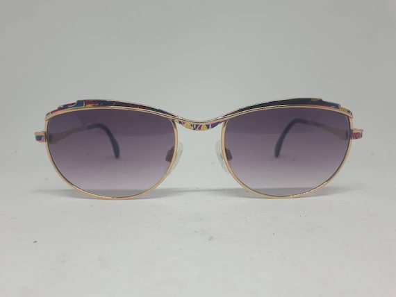 Vintage CAZAL 258 sunglasses 80s multicolour frame