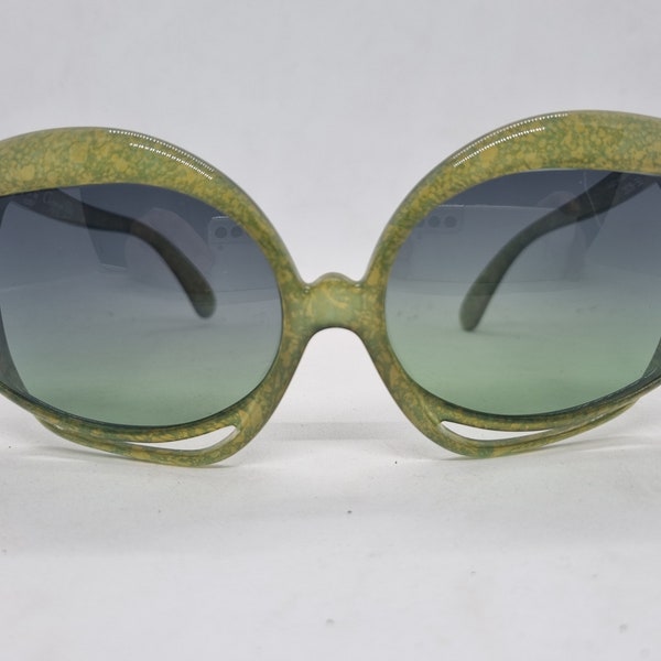 vintage CHRISTIAN DIOR 2026-50 OVERSIZE lunettes de soleil à monture en jade optyl lunettes de soleil des années 70 années 1970 Allemagne Margot Robbie état neuf