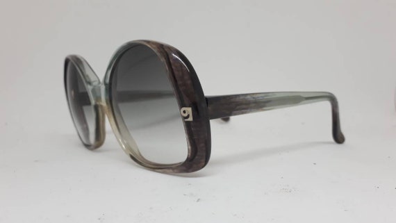 Vintage PIERRE CARDIN 35 40 sunglasses 70s Paris gree… - Gem