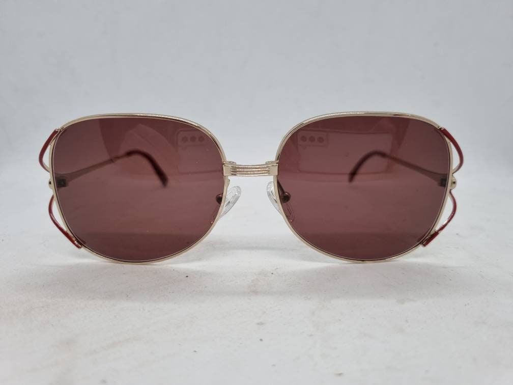 ヴィンテージ CHRISTIAN DIOR 2444 サングラス 70年代 ゴールドレッド 