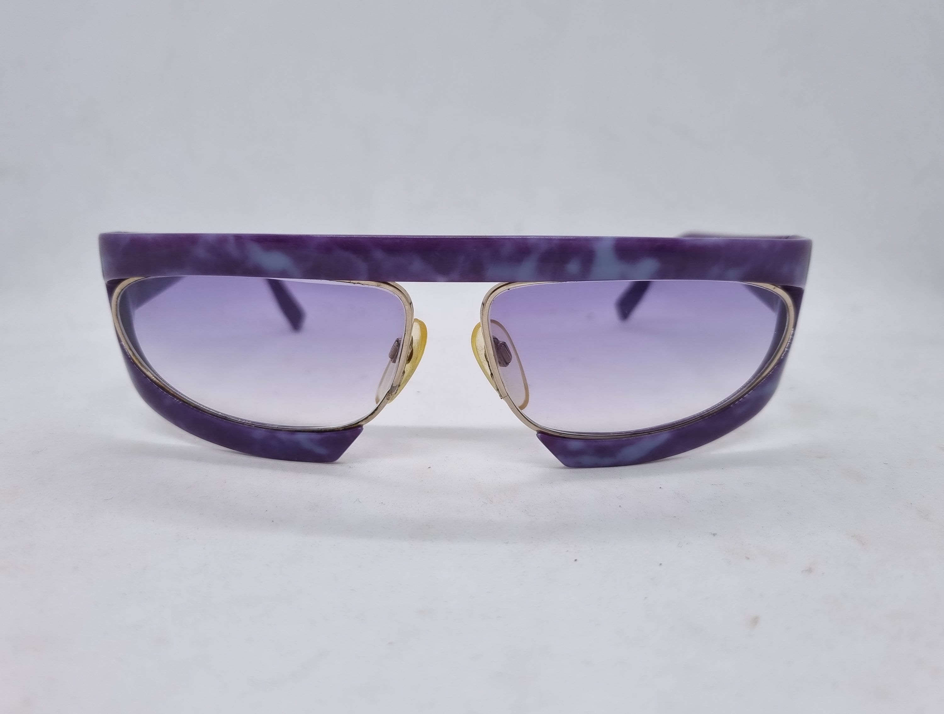 Silhouette sunglasses by Dora Demmel Vintage SILHOUETTE M 8020 Sunglasses 80s Purple Acetate  main image 2