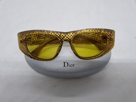 Vintage CHRISTIAN DIOR 2256 sunglasses 80s snake … - image 8
