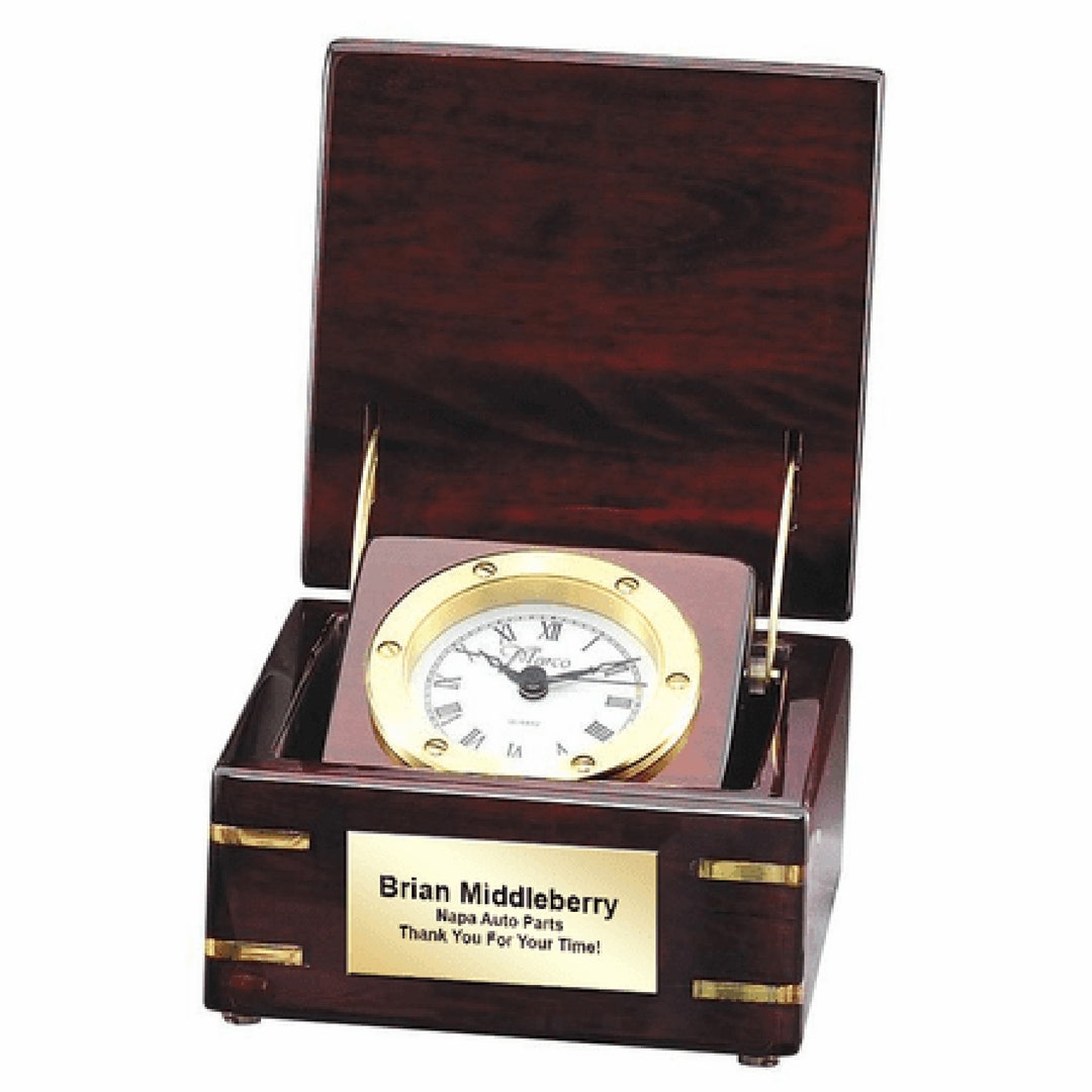 Personalized Pop up Style Chest Clock With Nautical Bezel - Etsy