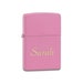 Pink Matte Personalized Zippo Lighter - Laser Engraved Pink Cigarette Lighter with Your Choice of Text - Laser Etched Lighter - Gift Idea 