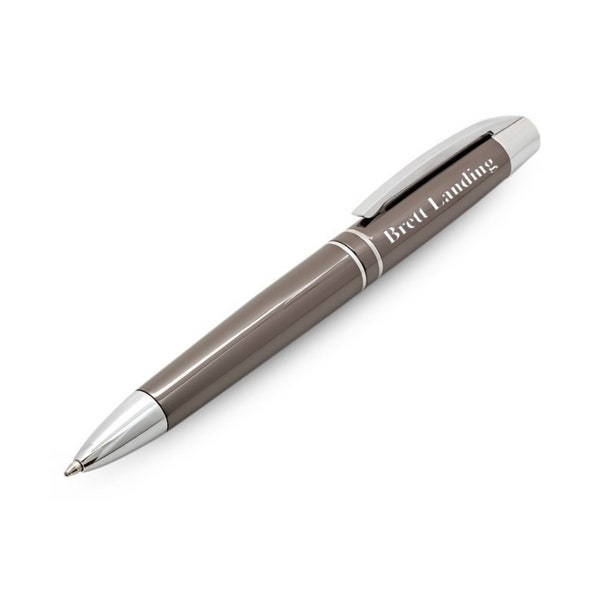 Gunmetal Engraved Ballpoint Pen - Executive Pen with Free Engraving