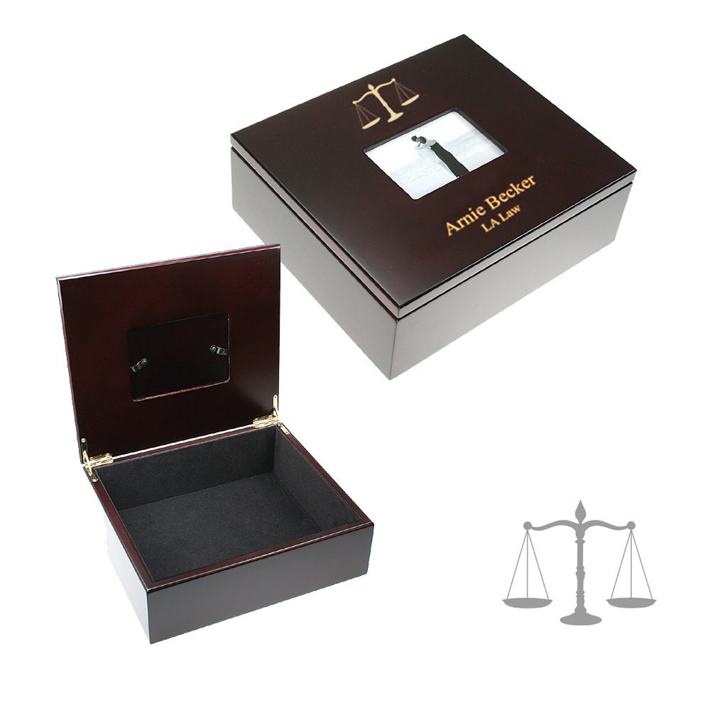 Personalized Keepsake Box for Lawyers Legal Theme Customized Etsy