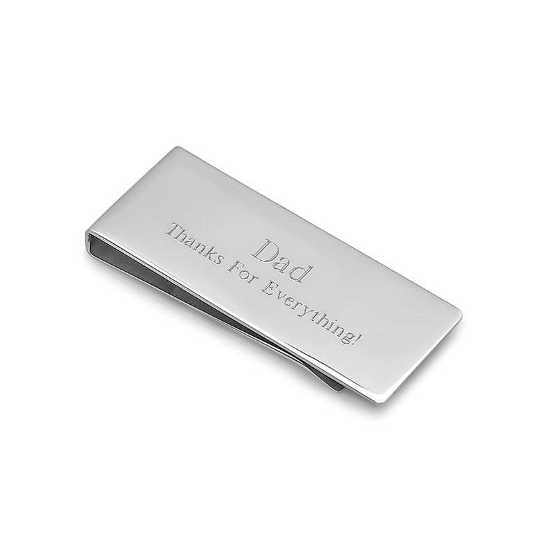 Engraved Money Clip For Men Personalized Silver Money Clip Etsy - image 0