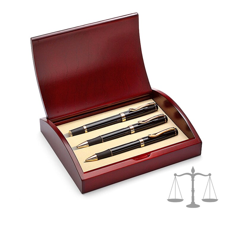 Personalized Pen & Pencil Set for Lawyers Engraved Pen Set Etsy