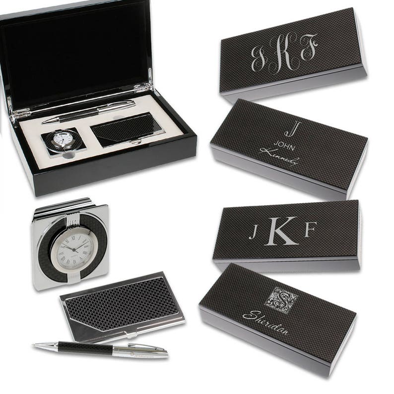 Personalized Office Desk Set Executive Office Gift Set Etsy