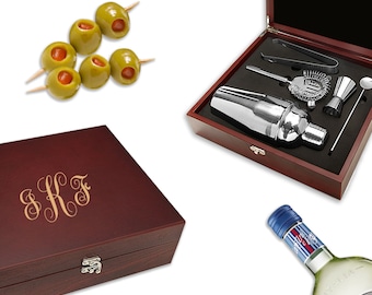 Script Monogram Martini Kit - Free Personalization