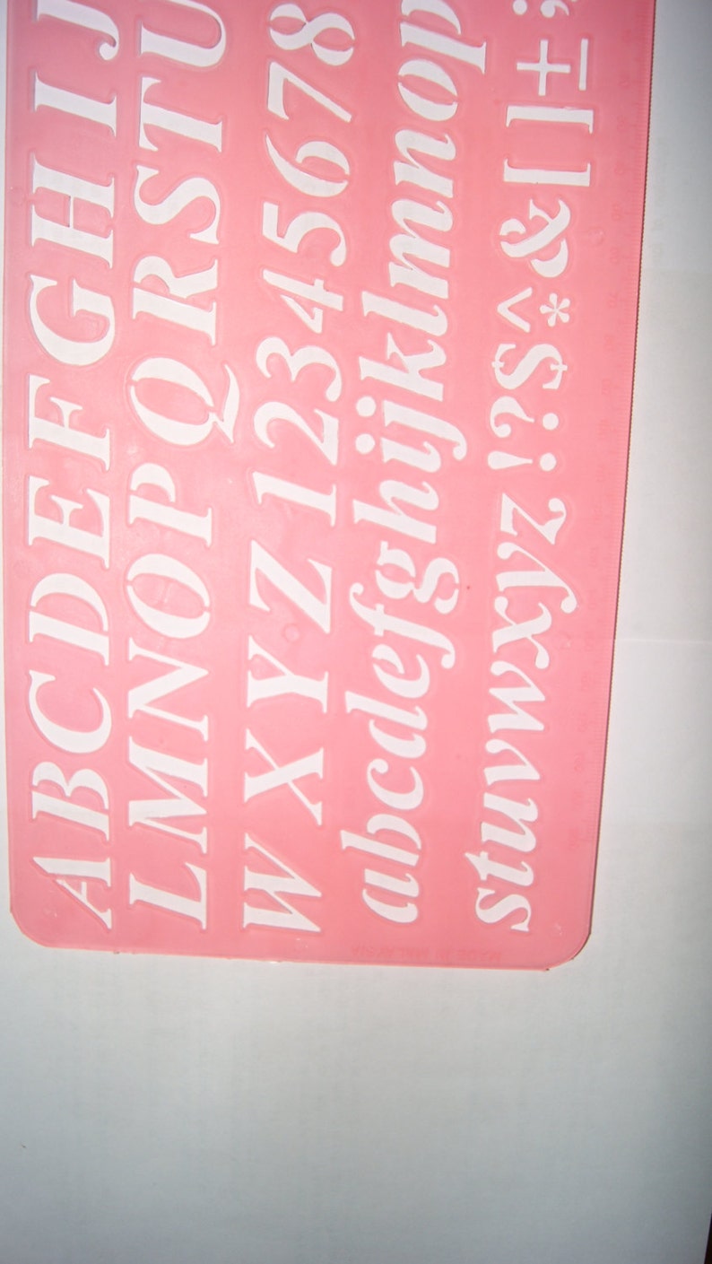 Type 05 Big & Small Capital English Alphabet letter plastic | Etsy