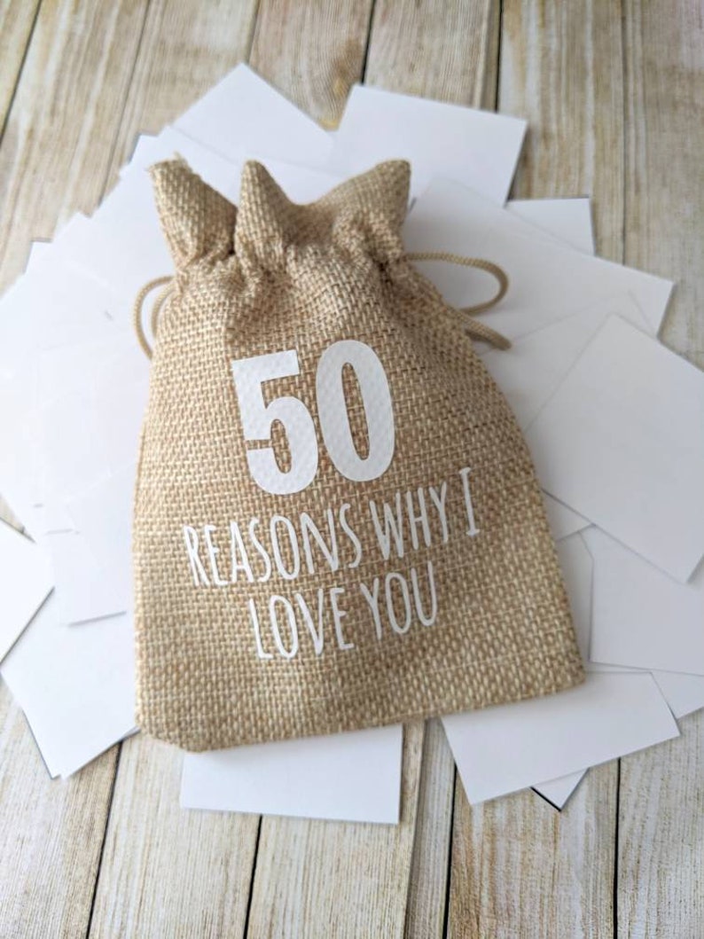 50 redenen waarom ik van je hou. cadeaus voor vriendje. Etsy Nederland