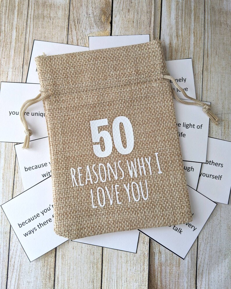 50 Reasons Why I Love You Valentine S Day Gifts Gifts Etsy 50 Reasons Why I Love You Valentine S Day Gifts Gifts Etsy