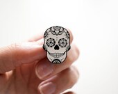 Sugar Skull enamel pin