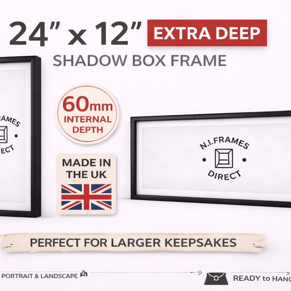 24x12 Picture Frame - Etsy UK