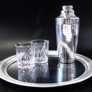 Vintage Silverplate Cocktail Shaker Martini Dispenser