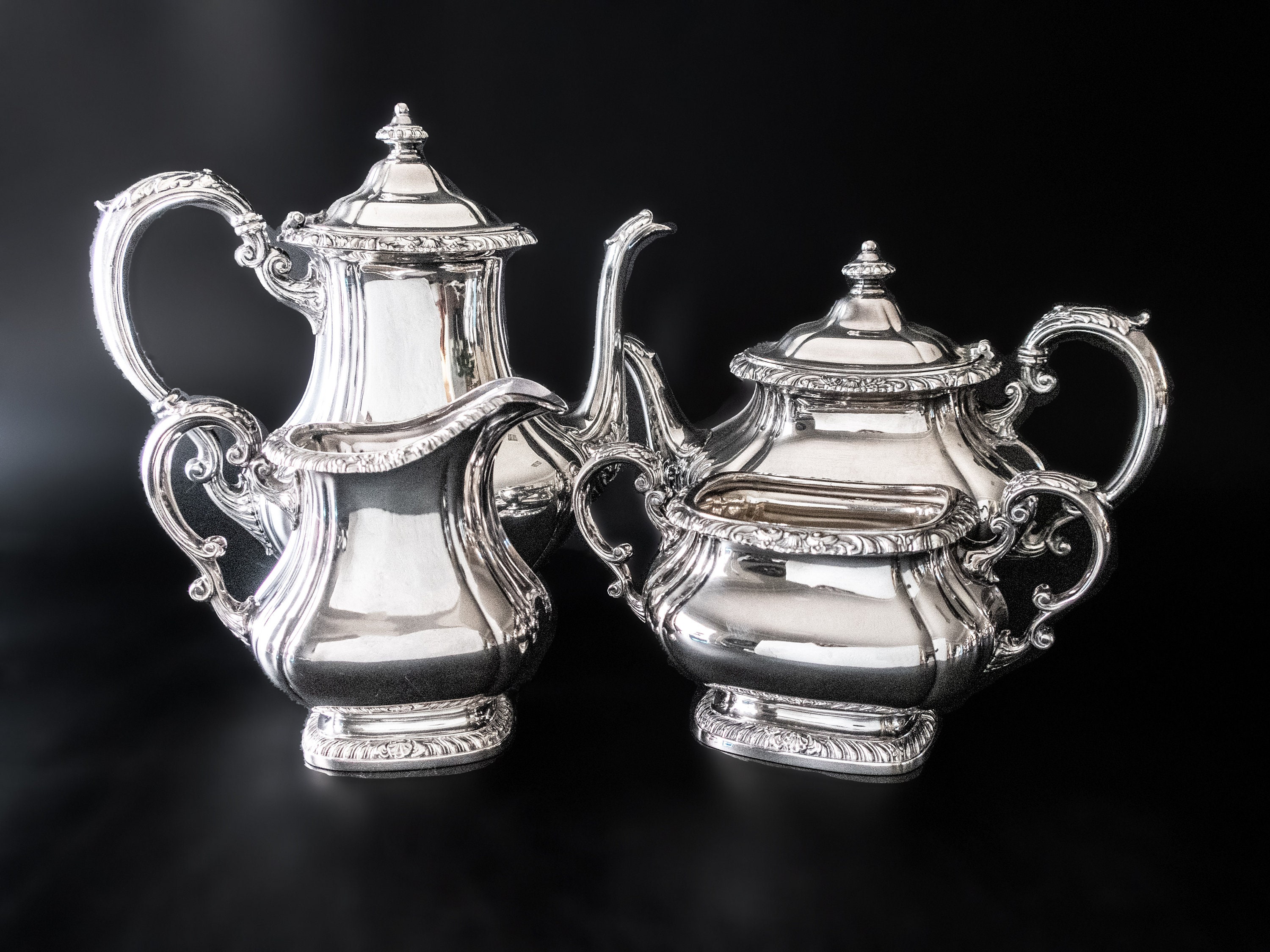 Gorham silver plate best sale tea and coffee service