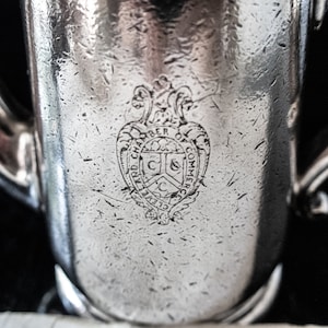 Vintage Silver Soldered Teapot Cleveland Chamber Of Commerce 1926