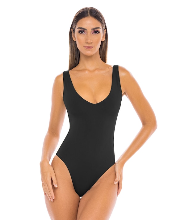 Shapewear One-piece Swimsuit Black 