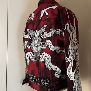 Chaqueta de batalla Ultimate Born In Dust Blood Rinse con tinte ácido