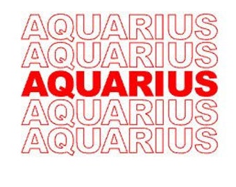 Download Aquarius svg | Etsy