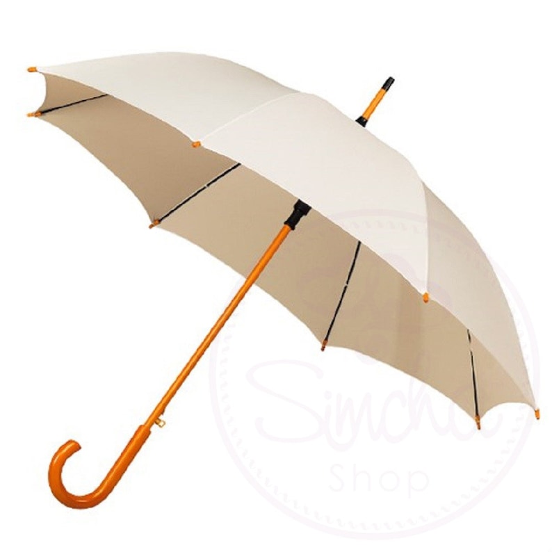 Ivory Umbrella Wedding Umbrella Umbrella Wedding Parasol Ivory Wedding Umbrella with Wooden Handle Bridal Umbrella Parasol Ivory