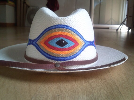 Evil Eye Hatstraw Hatfedora 