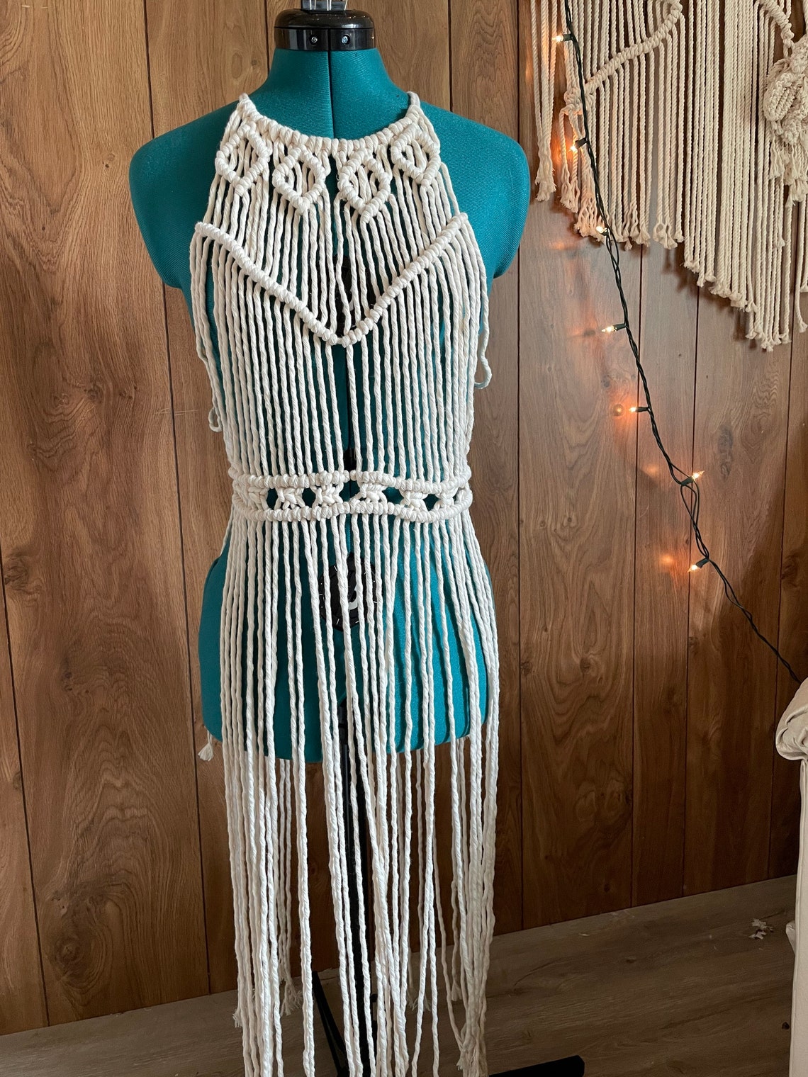 Macrame dress macrame swimsuit coverup sexy beachwear Etsy