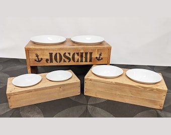 High-quality porcelain bowl for the toultime feeding stations M to XL