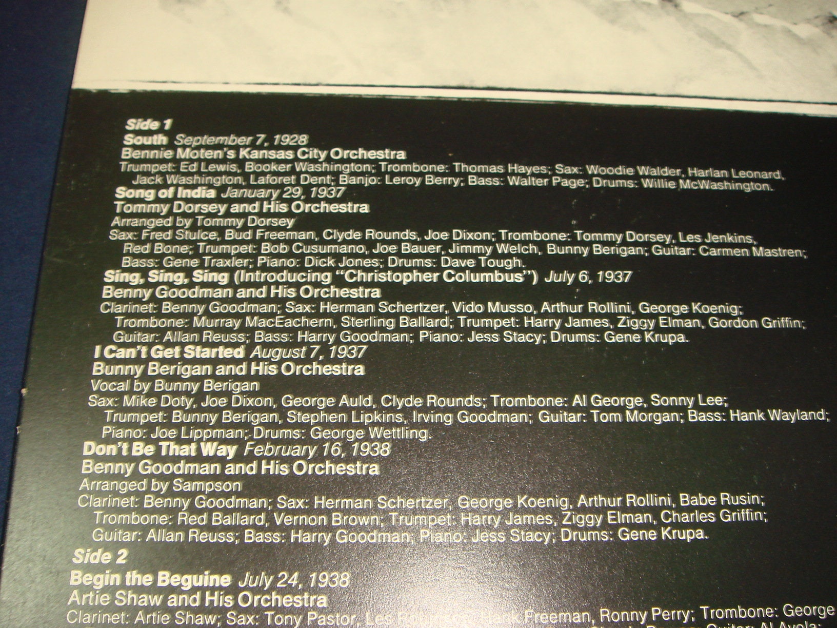 The Big Band Era Double Album Count Basie Tommy Dorsey Duke - Etsy