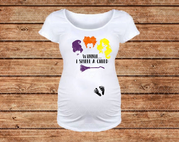 Download Pregnant Wife Gift F R O M Husband H5 2ggv Cbzg Winnie I Smell A Child Shirt I Smell A Child Pregnancy Announcement Halloween Shirt Pregnant During Halloween Clothing Shoes Accessories Handmade Products