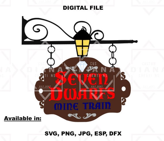 Seven Dwarfs Mine Train Coaster 12X12 Scrapbook Paper – Country Croppers