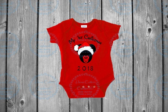 Disney Baby First Christmas Bodysuit Disney Set Disney Christmas Christmas Outfit Disney World First Christmas Trendy Baby Clothes Girls Clothing Clothing Springart Fr