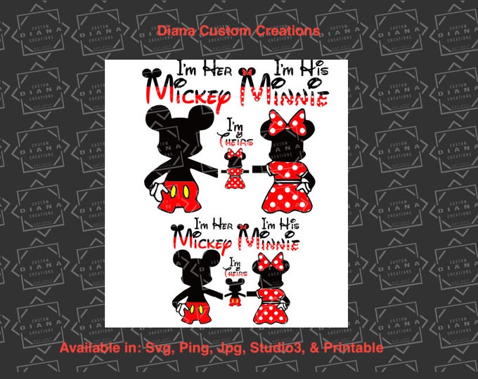 Mickey and Minnie back, Mickey back, Minnie back, couples shirts, SVG, PNG, Studio3, Jpg, Cricut, Silhouette, Vacation, Family, matching