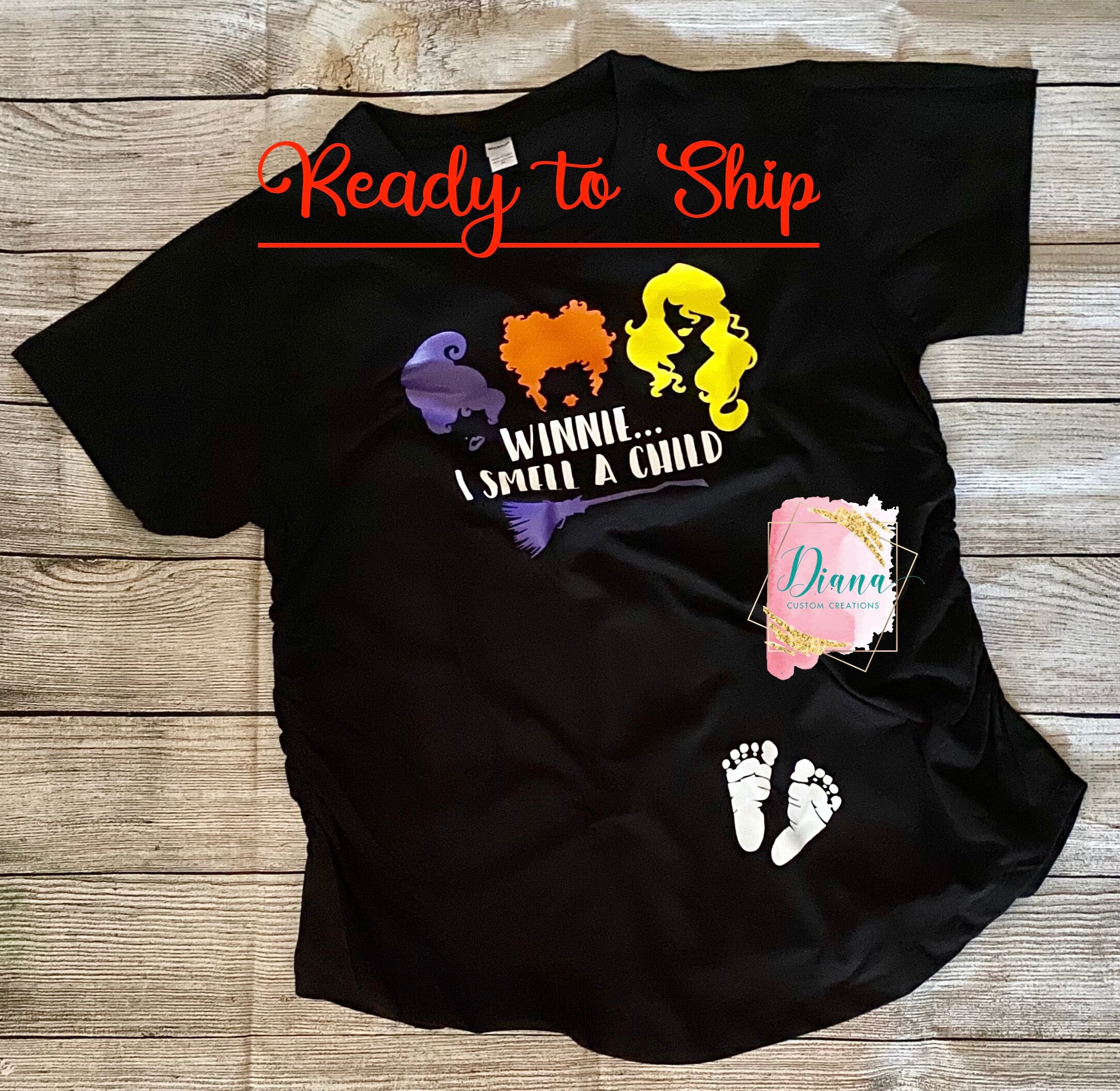 winnie i smell a child maternity shirt