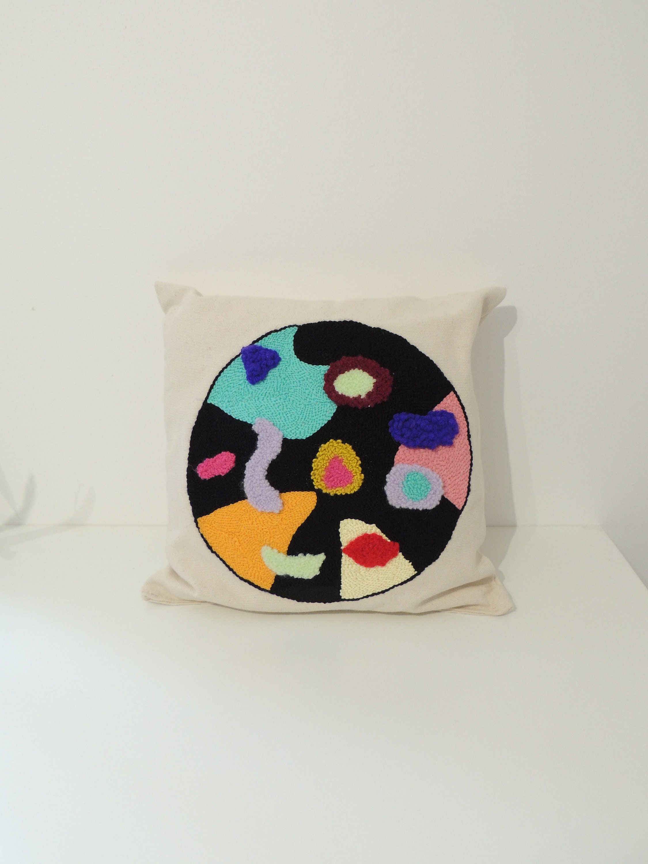 Coussin en Punch Needle, Coussin, Decoration