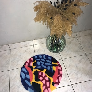 Handmade tufted rug, tufting rug, hand tufted carpet, original decoration