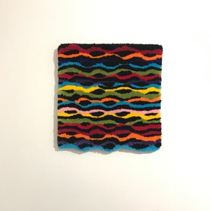 Hand tufted wall hanging, tufting, wall tapestry, wall hanging rug, room decor, handmade tapestry, gift idea