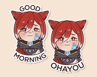 FFXIV Crystal Exarch Good Morning Stickers