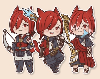 FFXIV G'raha Tia Sticker Set