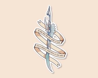 FFXIV Venat/Hydaelyn Quote - Glossy Sticker