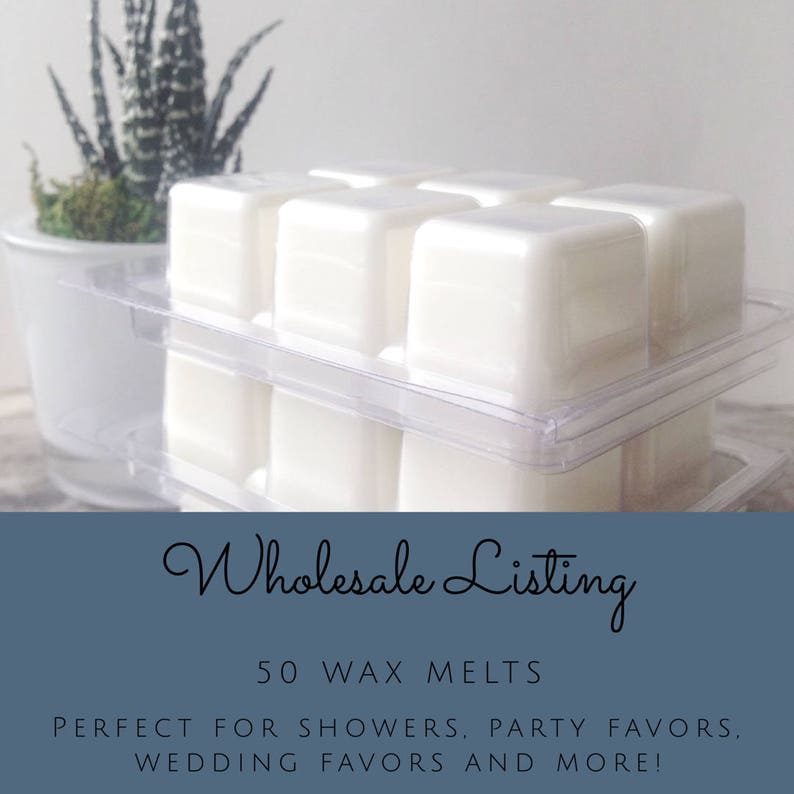 Baby Shower Favors 50 Wax Tarts Bulk Candle Melts Wax Etsy UK