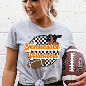Tennessee Football Checkered - digitales Design - PNG- 300 DPI