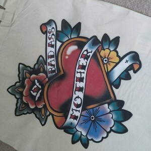 Badass Mother Tote Bag - 100% Cotton - Mother's Day - New Mum - Mom - Baby Shower image 3